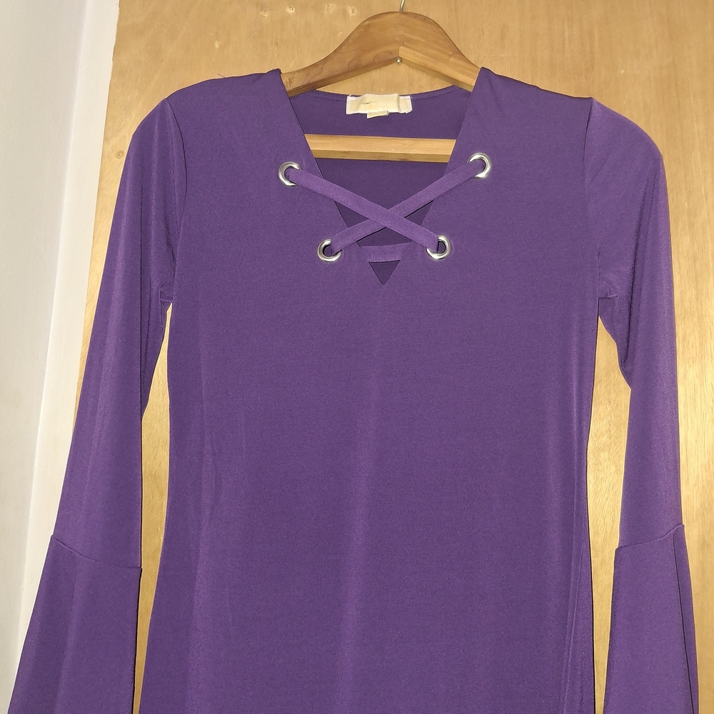 MICHAEL Michael Kors Purple Mini Dress